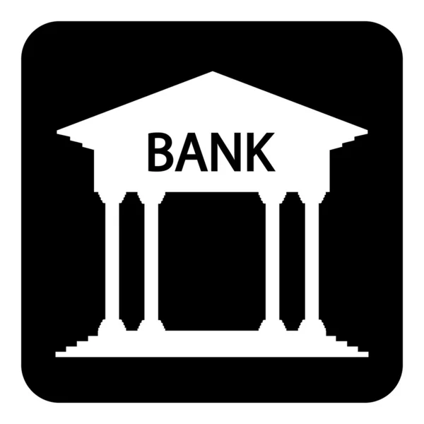 Pulsante banca — Vettoriale Stock
