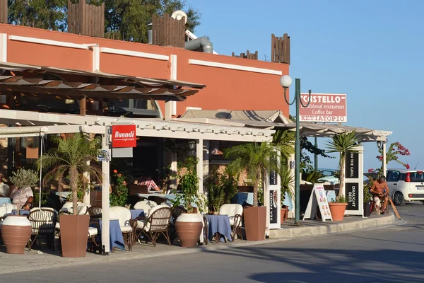 Cafe in Kefalos — Stock Photo, Image