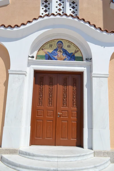 Iglesia ortodoxa griega en Kefalos — Foto de Stock