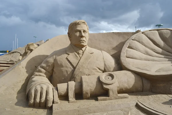 Festival de sculpture de sable à Lappeenranta — Photo