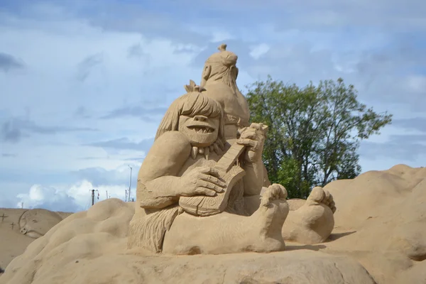 Sand Sculpture Festival in Lappeenranta — Stock Photo, Image