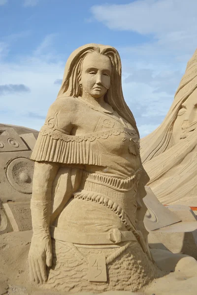 ラッペーンランタで砂の彫刻フェスティバル — ストック写真