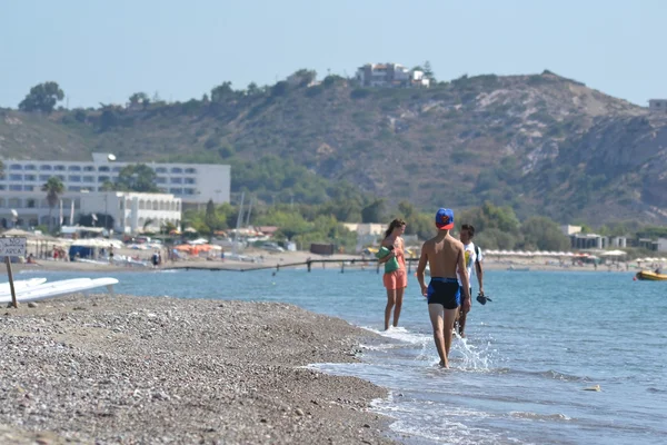 Playa en Kefalos — Foto de Stock