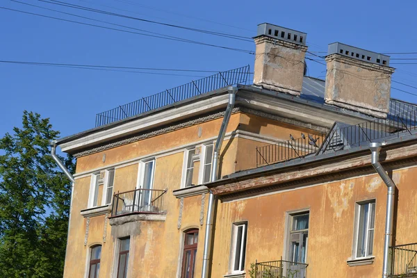 The building in style of Stalin, Metallostroy. — Stock Photo, Image