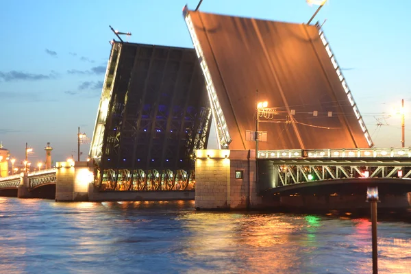 Palace Bridge at night — Stock Photo, Image