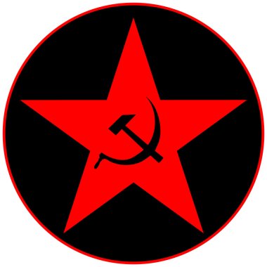 Communist star clipart