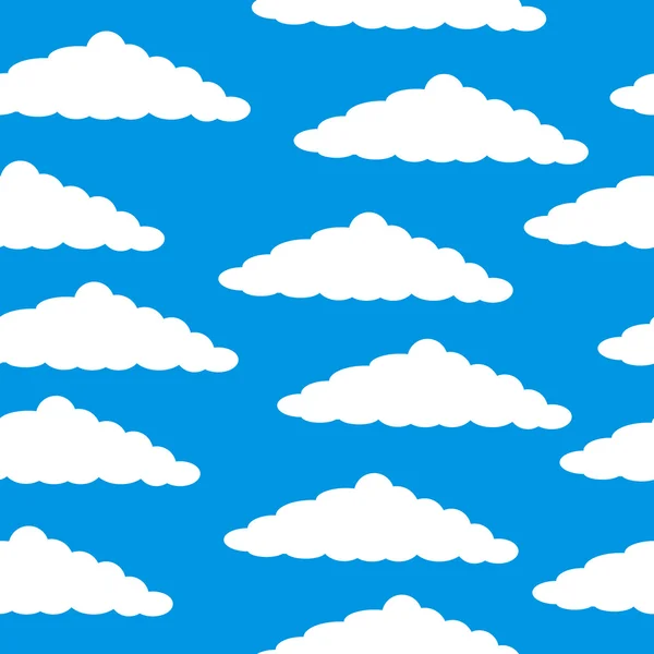 Cloud seamless pattern — Stock Vector