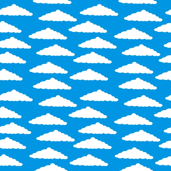 Modèle sans couture Cloud — Image vectorielle