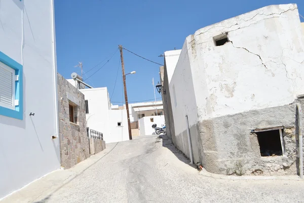 Strada nella parte vecchia di Kefalos — Foto Stock