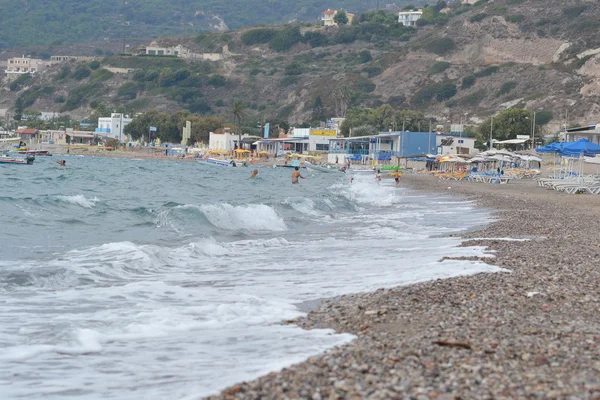 Strand in kefalos — Stockfoto