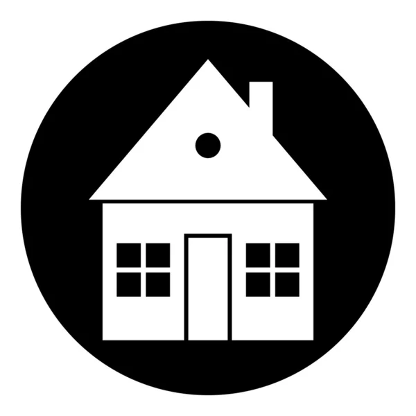 Home button on white — Stock Vector
