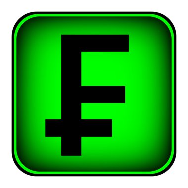 İsviçre Frangı simge düğmesi