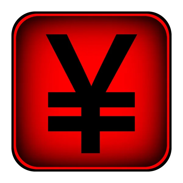 Ícone de símbolo de iene —  Vetores de Stock