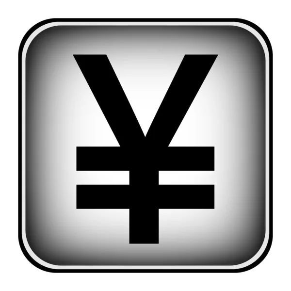Ícone de símbolo de iene — Vetor de Stock
