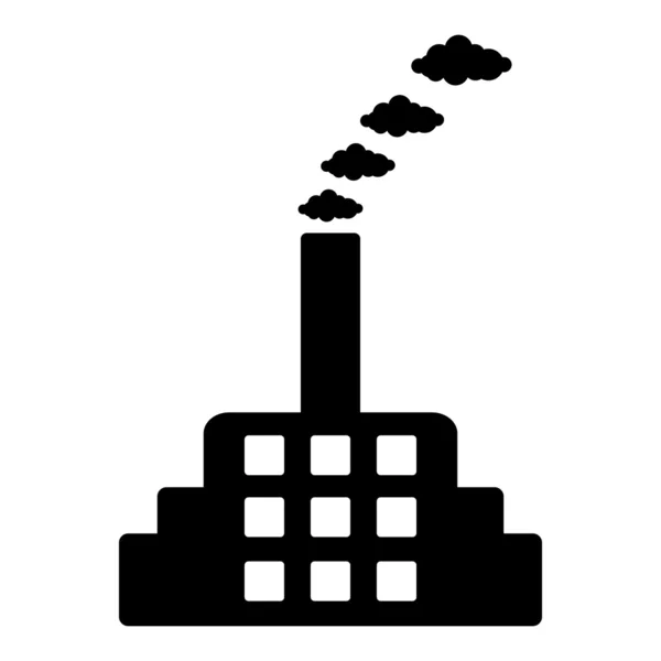 Ikona továrny — Stockový vektor