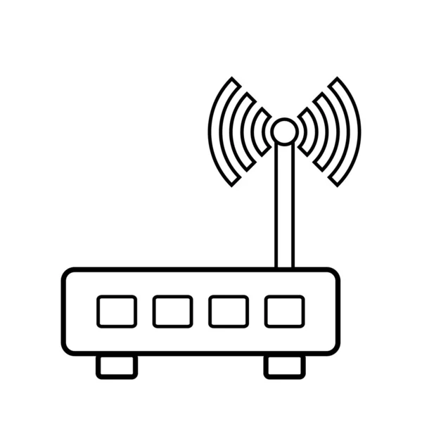 Icono del router — Vector de stock