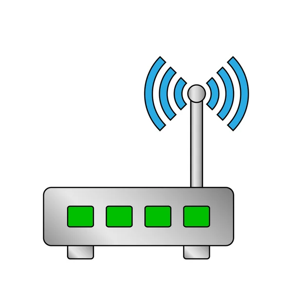 Icono del router — Vector de stock