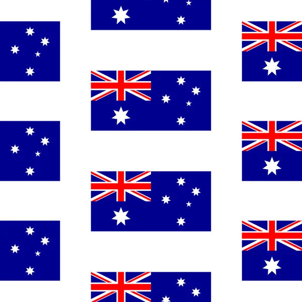 Australië vlag naadloze patroon — Stockvector