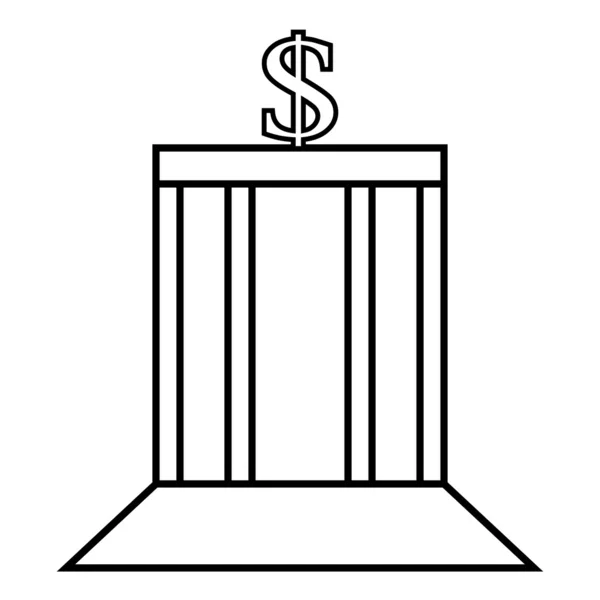 Bank icon — Stock Vector
