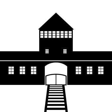 Toplama kampı Auschwitz simgesi