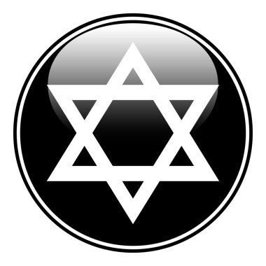 Magen David simge düğmesi