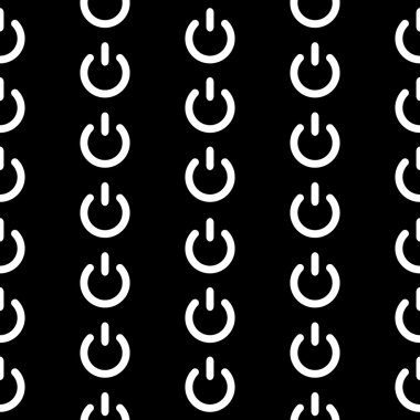 güç simgesi seamless modeli