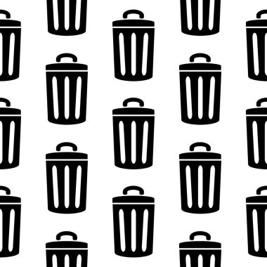 сміття іконка безшовні візерунком