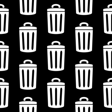 сміття іконка безшовні візерунком