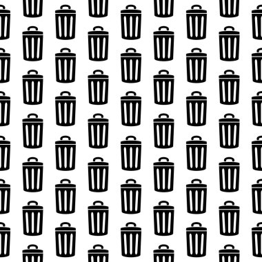 сміття іконка безшовні візерунком