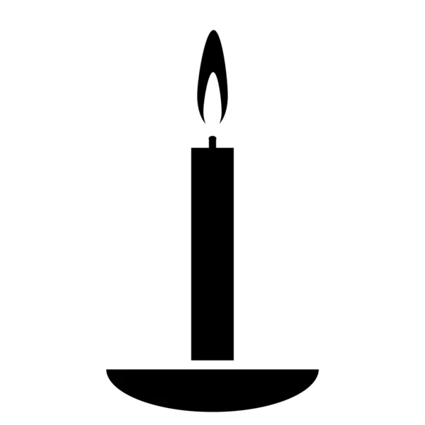 Candle icon — Stock Vector