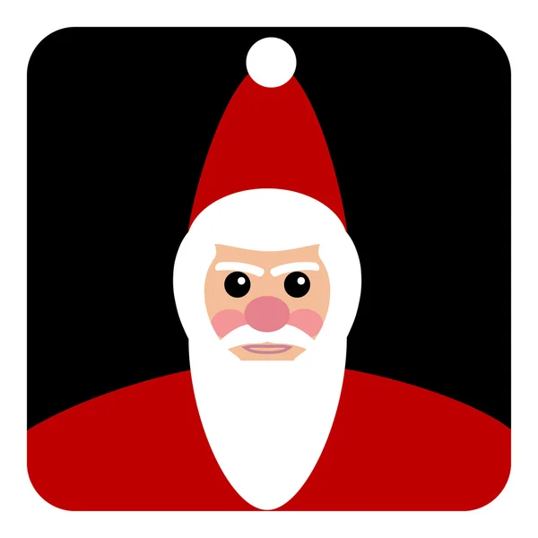 Santa Claus icon — Stock Vector