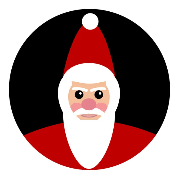 Santa Claus icon — Stock Vector