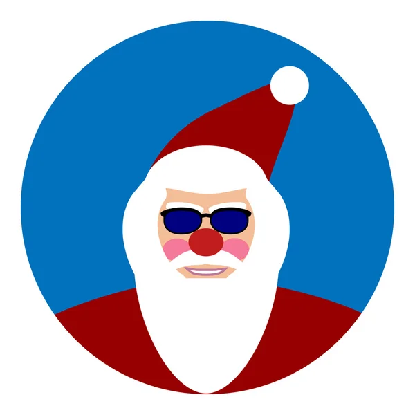 Santa Claus icon — Stock Vector