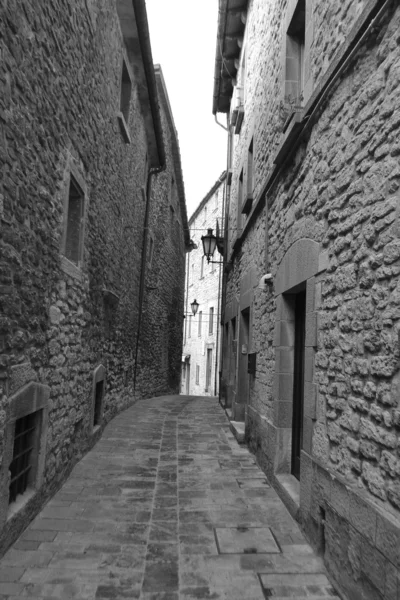 Mittelalterliche Gasse — Stockfoto