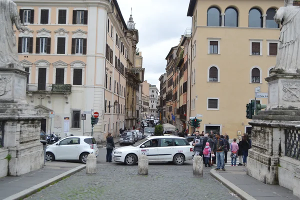 Antigua calle de Roma ciudad — Foto de Stock
