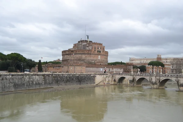 San Angelo most a hrad — Stock fotografie