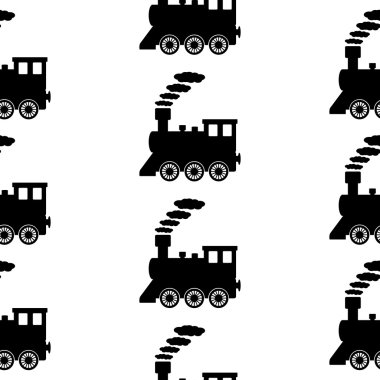 Lokomotif sembolü seamless modeli