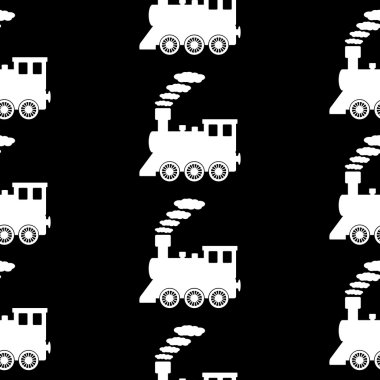 Lokomotif sembolü seamless modeli