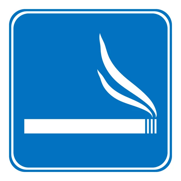 Sign smoking allowed — Stock Vector