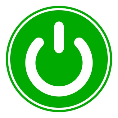 Güç simgesi düğmesini