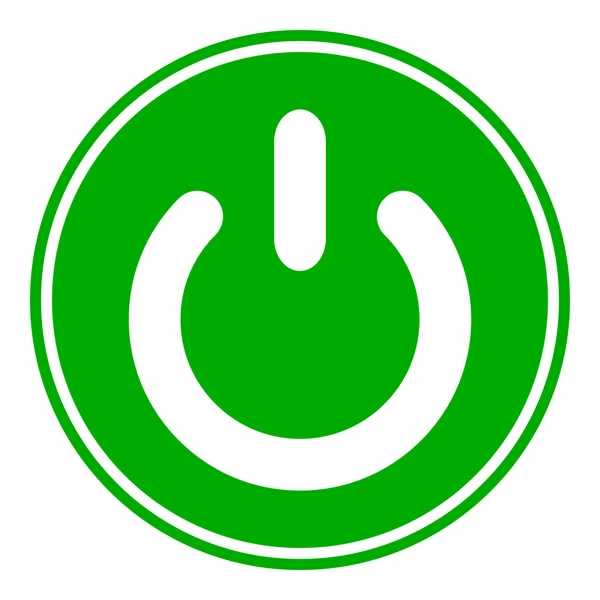 Power symbol button — Stock Vector