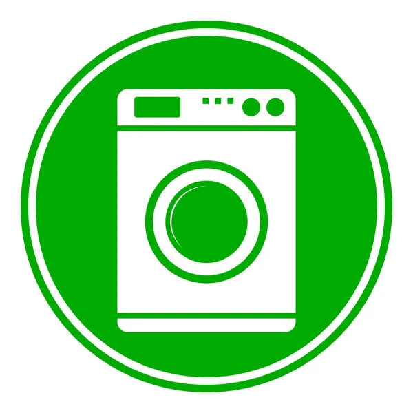 Washing machine button — Stock Vector