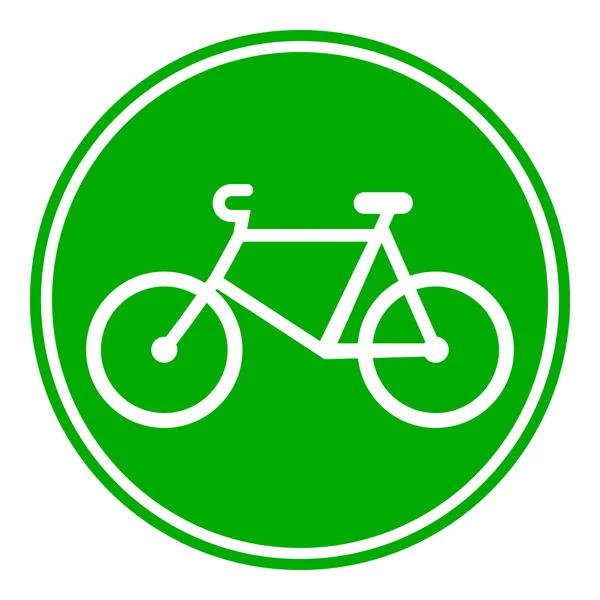 Botón bicicleta — Vector de stock