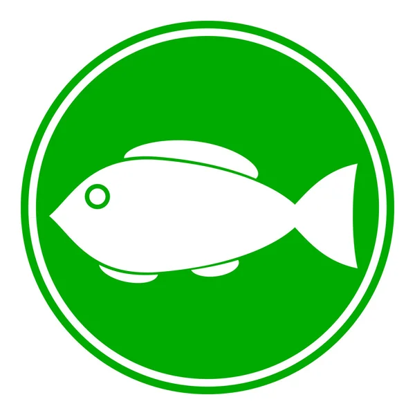 Botón pescado — Archivo Imágenes Vectoriales
