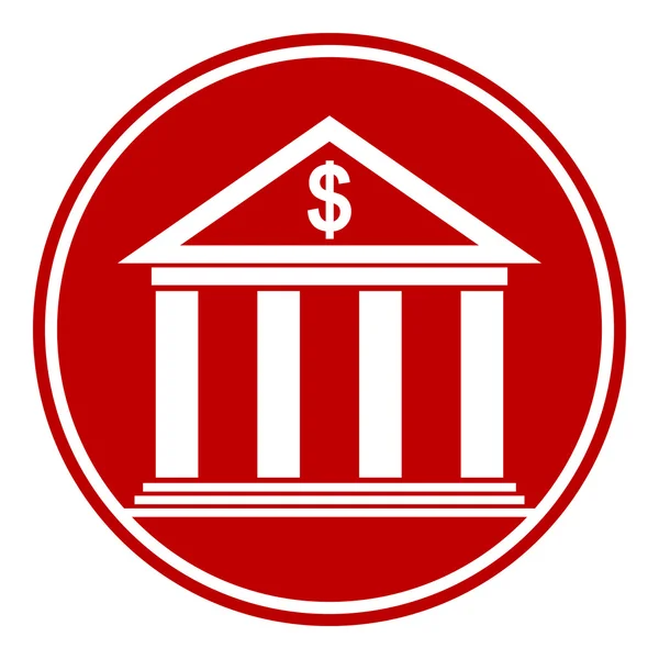 Bank button — Stock Vector