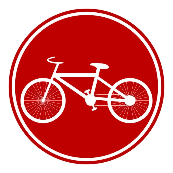 Bouton vélo — Image vectorielle