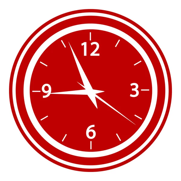 Botón de reloj — Vector de stock