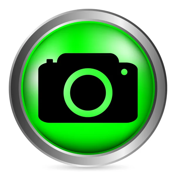 Camera button — Stock Vector