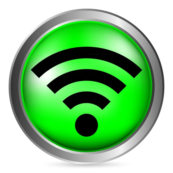 Кнопка Wi-fi — стоковий вектор