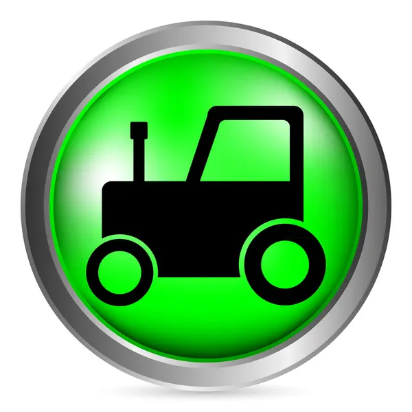 Bouton tracteur — Image vectorielle